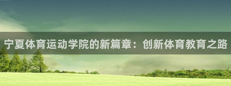 宁夏体育运动学院的新篇章：创新体育教育之路